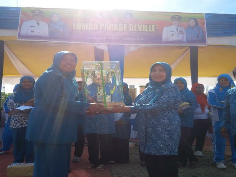 PKK Kecamatan Langgam Berhasil Gondol Juara Umum Jambore Kader PKK Tingkat Kzbupaten Pelalawan