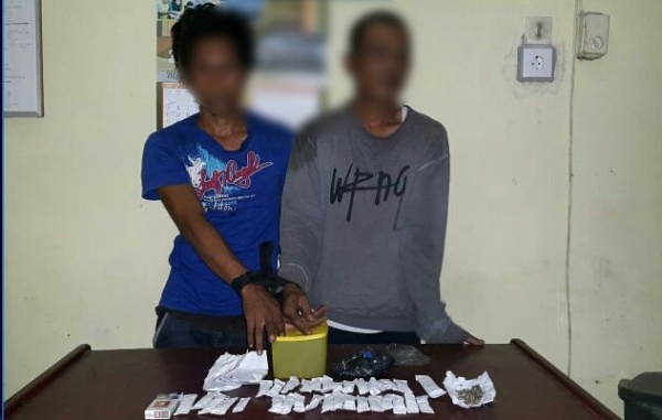 Tangkap Dua Buruh, Polres Dumai Sita 34 Paket Ganja