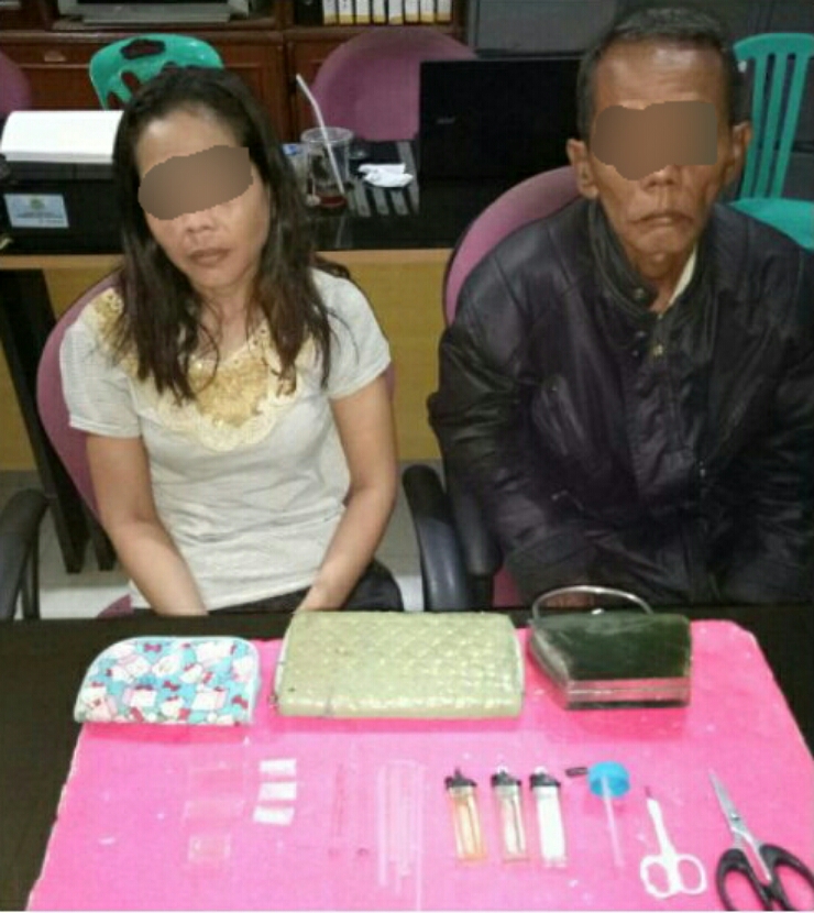 Polres Inhil Tangkap Bapak dan Anak di Jalan H. Arief Diduga Pelaku Tindak Pidana Narkotika