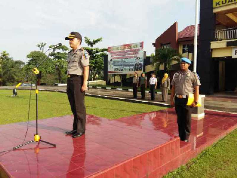 Polres Kuansing akan Sebar Ribuan Personil di Jalanan Hingga 21 Maret