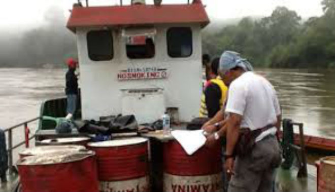 Ribuan Liter Bahan Bakar Minyak Ilegal Disita Polisi