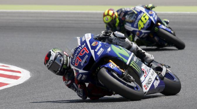Rossi dan Lorenzo Kewalahan di MotoGP Brno