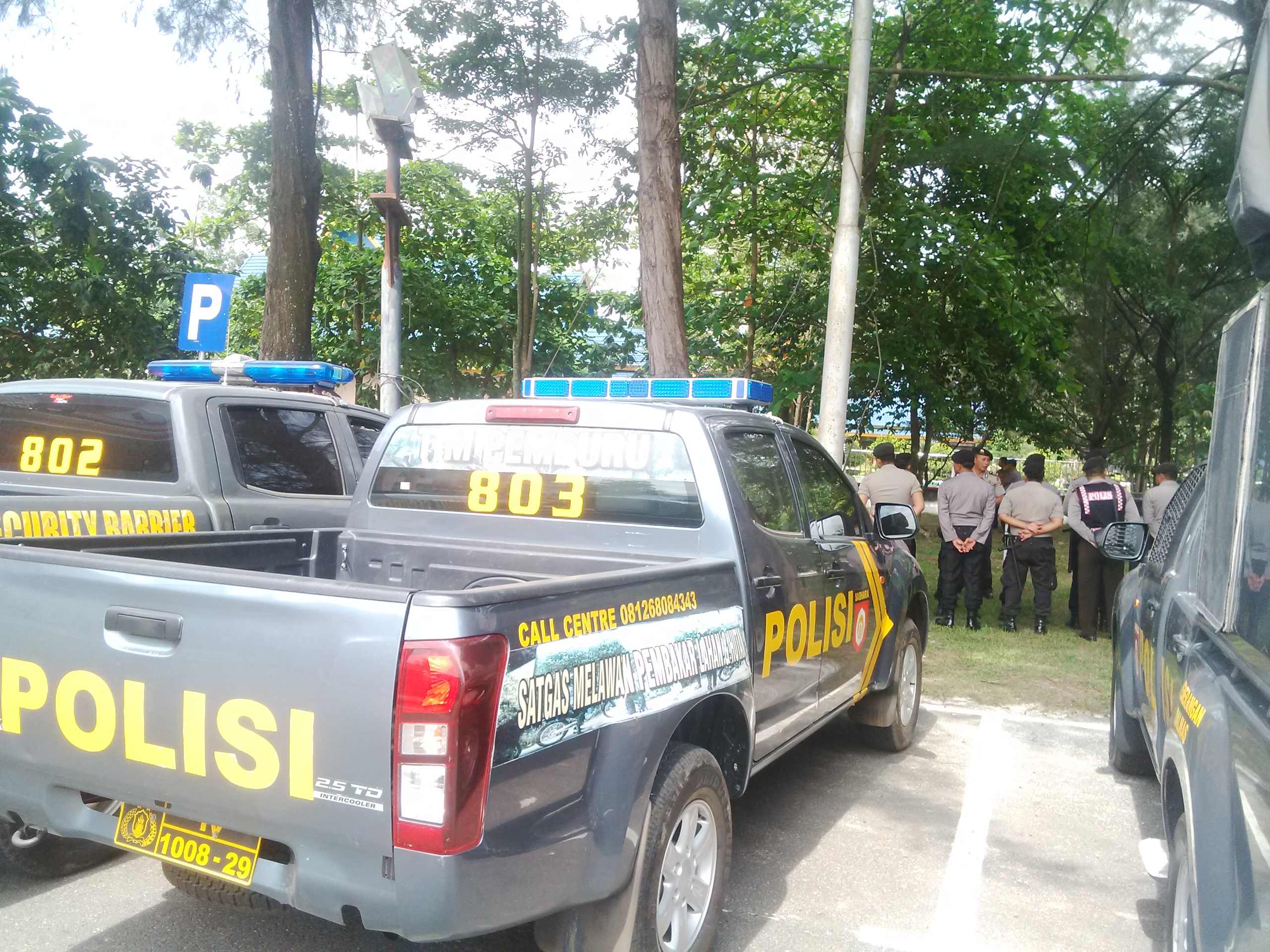 Usai Pelantikan Sekda, Rumah Dinas Walikota Dumai Terlihat Dikawal Polisi