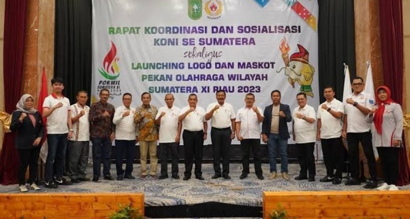 Wagub Edy Natar Launching Maskot Porwil Riau