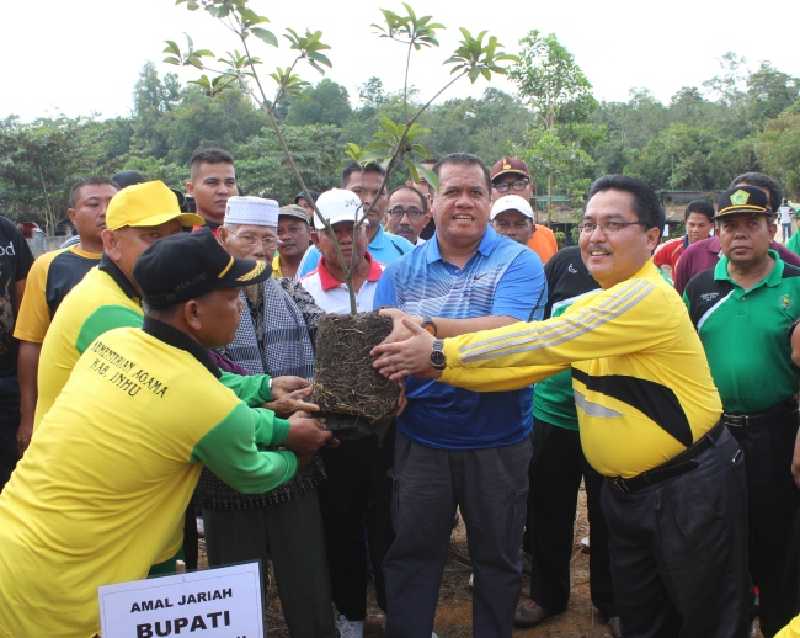 Yopi Ikut dalam Sejarah Kebun Asmaul Husna 99 Kemenag Inhu